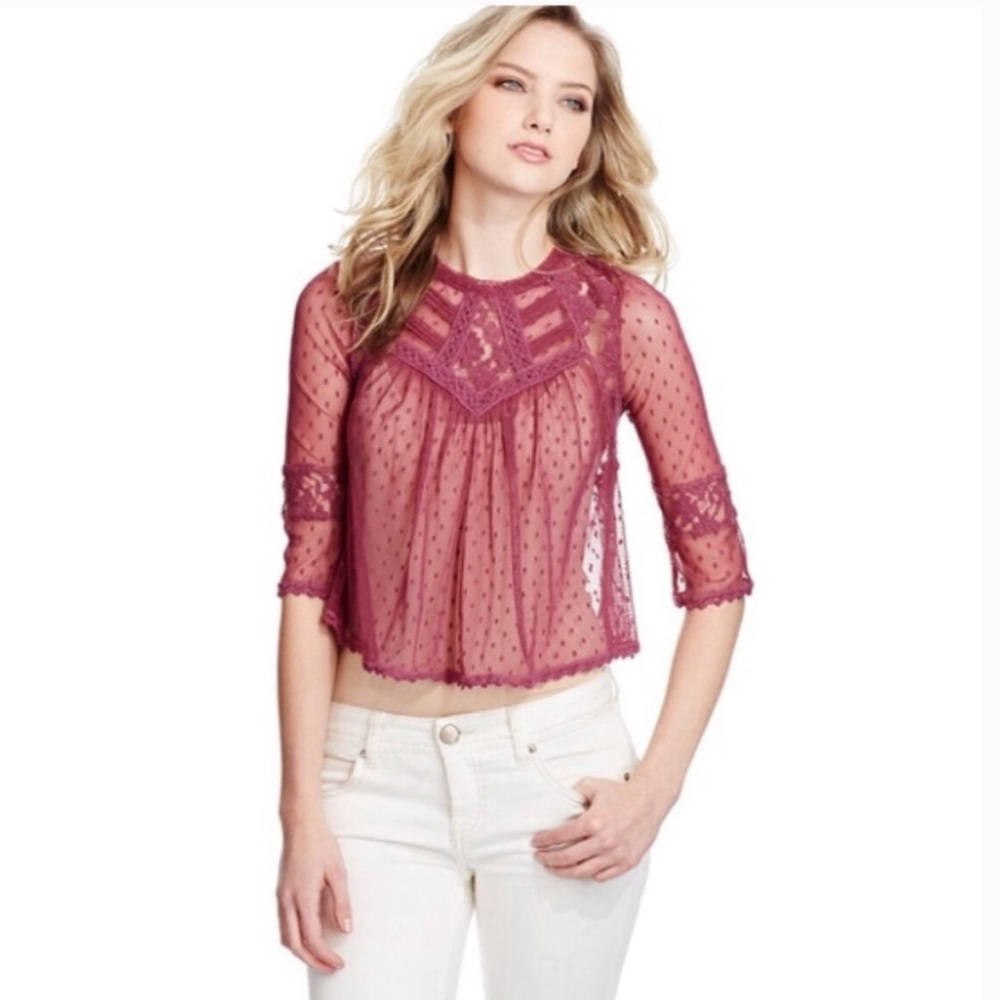 Free People Lace Blouse NEW WITH TAGS